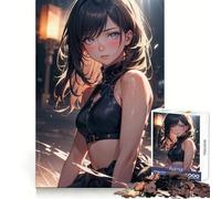 Anime Girl Luna Puzzles for Teenagers 1000 Piece Cognitive Boost Cozy Relaxation Tight Lock Meaningful Gift (38x26cm)