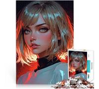 Anime Girl Portrait - Lyla1000 Piece Jigsaw Puzzles for teenagers Quiz game for is ideal as a gift for the whole family 38x26cm