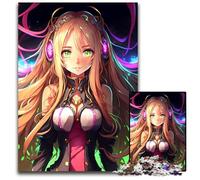 Anime Girl Puzzle 1000 Pieces Jigsaw Paper Jigsaw Puzzles Fun at Home Activities Birthday Present Travel Gifts 1000 PCS(38x26cm)