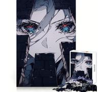 Anime Girl Trapped Jigsaws for Adults1000 Pieces Logic Practice Peaceful Escape Clean Edges Unique Xmas Gift (38x52cm)