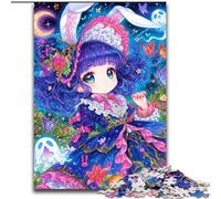 Anime Girl Warrior 1000 Piece Jigsaw Puzzles for Teenagers, Challenging Game for Is Ideal As A Gift for The Whole Family (50x75cm)