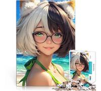 Anime Girl with Cat Earspuzzles for teenagers 2000 pieces Train your brain and hands is ideal as a gift for the whole family 70x100cm