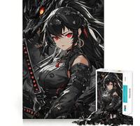 Anime Girl with Dragon Jigsaw 1000 Pieces Focus Building Toy Zero Gap Rewarding Activity for Rainy Days (50x75cm)