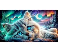 Anime girl with stained glass 1000 Piece Jigsaw Puzzle - Fun Present Great Gift Idea Wall Decoration for Adults 38x52/1000pcs