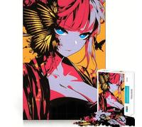 Anime Girl with Wings Jigsaw Puzzles for Adults1000 Piece Tension Relief Precise Connection Playful Challenge (38x52cm)