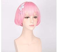 Anime girls Wig Re:Zero Starting Life In Another World Cosplay Wig Ram & Rem Cosplay Costume Play sister Wigs with hairpins One Size wig with hairpin