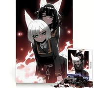 Anime Girls with Fox Ears Adults 1000 Piece Jigsaw Puzzle Cognitive Skill Tight Connection Fun Challenge Classic Xmas Gift (38x26cm)