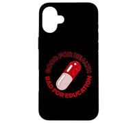 Anime / Good For Health, Bad For Education, Neo Tokyo Biker Case for iPhone 16 Plus