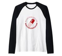 Anime / Good For Health, Bad For Education, Neo Tokyo Biker Raglan Baseball Tee
