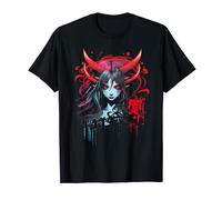 Anime Goth Girl Japanese Aesthetic Grunge Horror T-Shirt