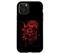 Anime Goth Japanese Oni Demon Art Culture Horror Red Samurai Case for iPhone 11 Pro