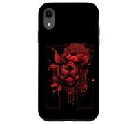 Anime Goth Japanese Oni Demon Art Culture Horror Red Samurai Case for iPhone XR