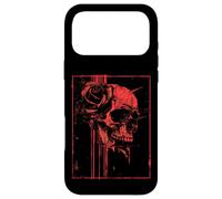 Anime Goth Japanese Skull Rose Gothic Edgy Art Vintage Case for iPhone 17 Pro Max