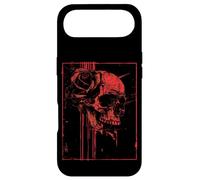 Anime Goth Japanese Skull Rose Gothic Edgy Art Vintage Case for iPhone Air
