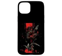 Anime Goth Red Spider Lily Flower Art Vintage Punk Edgy Case for iPhone 15 Plus