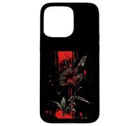 Anime Goth Red Spider Lily Flower Art Vintage Punk Edgy Case for iPhone 15 Pro Max