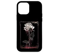 Anime Goth Withered Rose Blood Gothic Art Punk Vintage Edgy Case for iPhone 12 mini