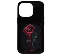 Anime Goth Withered Rose Blood Gothic Art Punk Vintage Edgy Case for iPhone 13 Pro