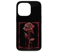 Anime Goth Withered Rose Blood Gothic Art Punk Vintage Edgy Case for iPhone 13 Pro