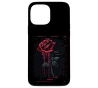 Anime Goth Withered Rose Blood Gothic Art Punk Vintage Edgy Case for iPhone 13 Pro Max