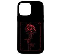 Anime Goth Withered Rose Blood Gothic Art Punk Vintage Edgy Case for iPhone 13 Pro Max