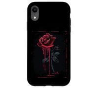 Anime Goth Withered Rose Blood Gothic Art Punk Vintage Edgy Case for iPhone XR