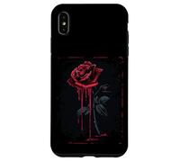 Anime Goth Withered Rose Blood Gothic Art Punk Vintage Edgy Case for iPhone XS Max