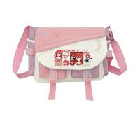 Anime Gotō Hitori Crossbody Bag Anim Character Yamada Ryo Shoulder Bag with Zipper Cartoon Printed Messenger School Supplies for Student