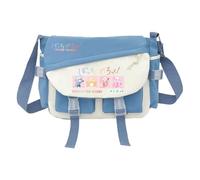 Anime Gotō Hitori Crossbody Bag Anim Character Yamada Ryo Shoulder Bag with Zipper Cartoon Printed Messenger School Supplies for Student