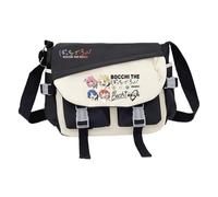 Anime Gotō Hitori Crossbody Bag Anim Character Yamada Ryo Shoulder Bag with Zipper Cartoon Printed Messenger School Supplies for Student