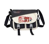 Anime Gotō Hitori Crossbody Bag Anim Character Yamada Ryo Shoulder Bag with Zipper Cartoon Printed Messenger School Supplies for Student