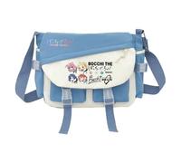 Anime Gotō Hitori Crossbody Bag Anim Character Yamada Ryo Shoulder Bag with Zipper Cartoon Printed Messenger School Supplies for Student