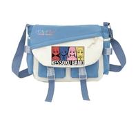 Anime Gotō Hitori Crossbody Bag Anim Character Yamada Ryo Shoulder Bag with Zipper Cartoon Printed Messenger School Supplies for Student