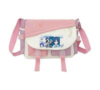 Anime Gotō Hitori Crossbody Bag Anim Character Yamada Ryo Shoulder Bag with Zipper Cartoon Printed Messenger School Supplies for Student