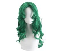 Anime Green Curly Cosplay Wigs 60 cm Women Long Wavy Synthetic Hair Halloween Party Accessories Wigs