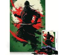 Anime Green Japan Shinobi 1000 Piece Jigsaws for Teenagers Puzzle Creative Play Fine Thick Real Challenge (50x75cm)