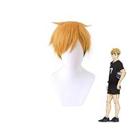 Anime Haikyuu!! Miya Atsumu Short Wig Cosplay Costume Heat Resistant Synthetic Hair Haikiyu Men Wigs