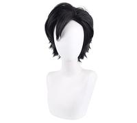Anime Haikyuu!! Nekoma Tetsurou Kuroo Black Short Wig Cosplay Costume Heat Resistant Synthetic Hair Haikiyu Men Wigs