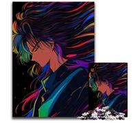 Anime Handsome Man Warrior 1000 Piece Puzzle Puzzles for Adults Home Decor Brain Teaser Game for Teenagers & Family Interaction 1000 PCS(38x26cm)