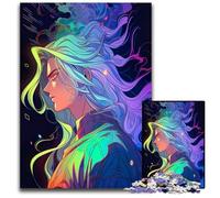 Anime Handsome Man Warrior 1000 Pieces Puzzle Gifts Wooden Jigsaw Puzzles Perfect for Teenagers & Collectors Ideal Home Decor & Travel Gift 1000 PCS(75x50cm)