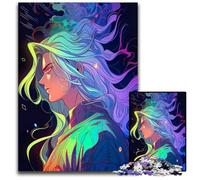 Anime Handsome Man Warrior Jigsaw Puzzles for Adults 1000 Piece Difficult Puzzles for Adults Family Game Night Fun DIY Decorative Artwork 1000 PCS(38x26cm)