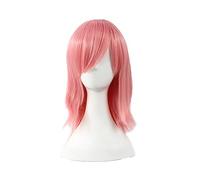 Anime Haruno Sakura Wig Cosplay Costume Short Pink Styled Heat Resistant Synthetic Hair + Wig Cap