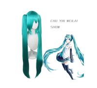 Anime Hatsune Miku Cosplay Wig Halloween Party Stage Performance Role Playing Long Wigs Props