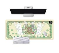 Anime Heated Mouse Pad with LCD Display, Winter Kawaii Hand Warmer Desk Pad with 3 Adjustable Temperature Levels, Intelligent Temperature Control Electric Heat Table Mat, Room Decor for Gir A 60*36cm