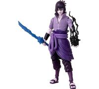 ANIME HEROES Action Figure Uchiha Sasuke Rinnegan/Mangekyo Sharingan | 17cm Sasuke Figure With Extra Hands And Accessories | Naruto Shippuden Anime Figure | Bandai Action Figures For Boys And Girls