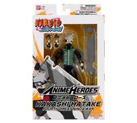 Bandai Anime Heroes - Naruto Shippuden - Anime Heroes Kakashi 17 cm - Kakashi Hatake Fourth Great Ninja War - 36963, Multi-Colour