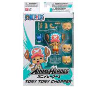 Anime Heroes One Piece Tony Tony Chopper Action Figure - 8.5cm, 16-Point Articulation, Interchangeable Arms, Faces & Backpack