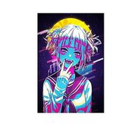 Anime Himiko Toga Art Canvas Poster Bedroom Decor Sports Landscape Office Room Decor Gift,Canvas Poster Wall Art Decor Print Picture Paintings for Living Room Bedroom Decoration Unframe-style-37 20x30