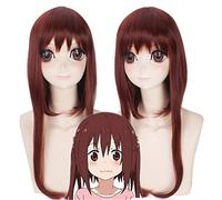 Anime Himouto! Umaru-chan Nanan Ebina for Women Girls Cosplay Wig Brown Long Straight Heat Synthetic Hair for Costume Party Wigs