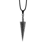 Anime Hollow Knight Hollow Knight Pure Nail Sword Bone Nail Pendant Necklace Trendy Geometry Rope Choker Necklace Jewelry